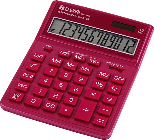 Бухгалтерский калькулятор Eleven SDC-444X-PK (розовый)