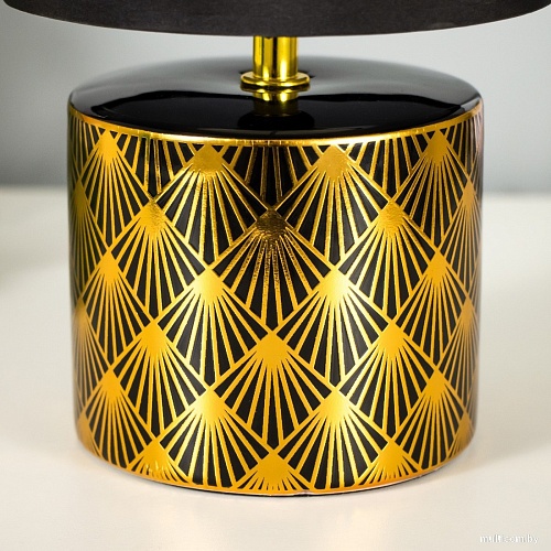 Торшер Risalux Биргит 7858340 (черный/золото)