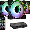 Набор вентиляторов с контроллером AeroCool Mirage 12 ARGB Pro