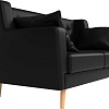 Диван Mebelico Брайтон 2 (экокожа, черный)