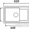 Кухонная мойка Kaiser KGMK-6250 (песочный мрамор)