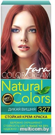 Крем-краска Fara Natural Colors 327 дикая вишня 50 мл