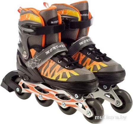 Роликовые коньки Favorit 8817-M-BK (р. 34-37)