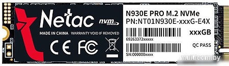 SSD Netac N930E PRO 512GB NT01N930E-512G-E4X-N