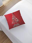 Чехол на подушку JoyArty Елочка из снежинок sl_380840