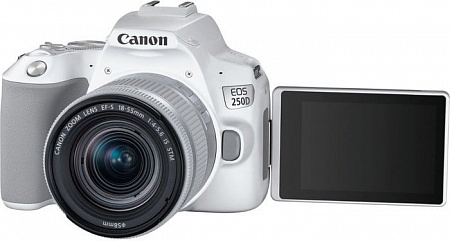 Зеркальный фотоаппарат Canon EOS 250D Kit 18-55 IS STM (белый)