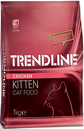 Сухой корм для кошек Trendline c курицей для котят 15 кг