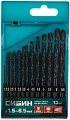 Набор сверл Сибин 29610-H13 (13шт)