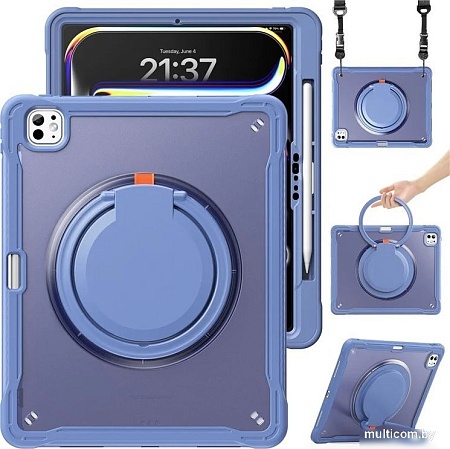 Чехол для планшета G-Case iPad Air 13 2024 6602007235G (лавандово-серый)