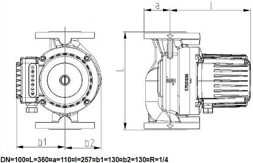 Циркуляционный насос IMP Pumps GHNbasic II 100-190F PN6