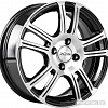 Литые диски X&#039;trike X-105 15x6&amp;quot; 4x100мм DIA 67.1мм ET 35мм BK/FP