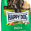 Сухой корм для собак Happy Dog Sensible India рис, горох и куркума 10 кг