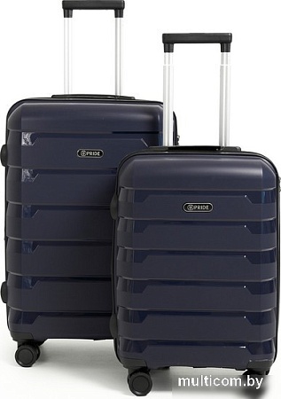 Чемодан-спиннер Pride PP-9602 (S, синий)