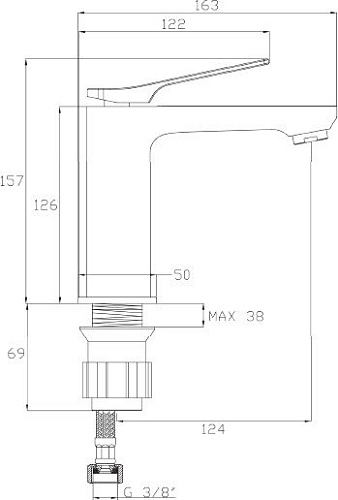 Смеситель Invena Paros BU-09-004