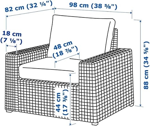 Кресло Ikea Соллерон 292.877.18