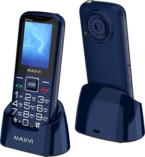 Телефон Maxvi B21ds Up (синий)