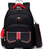 Школьный рюкзак Sun Eight SE-22005 (черный/красный)
