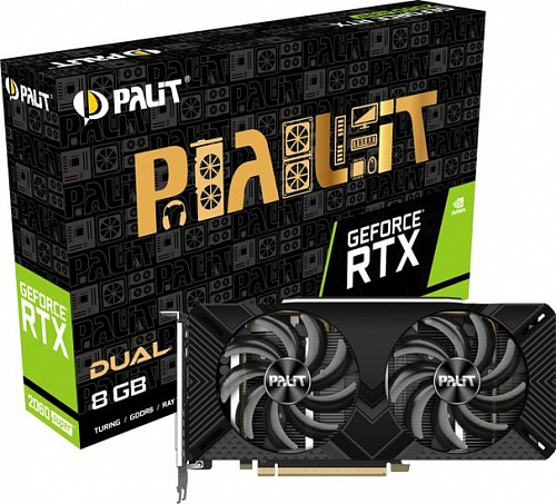 Видеокарта Palit GeForce RTX 2060 Super Dual 8GB GDDR6 NE6206S018P2-1160A