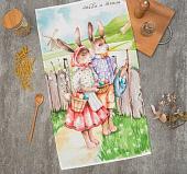 Полотенце Этель Любви и тепла 4136483 (зеленый)