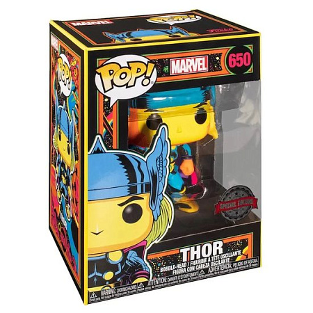 Funko Bobble Marvel Thor (Black Light) (Exc) 48847