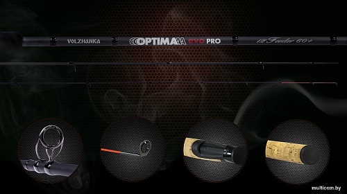Удилище Волжанка Optima Evo Pro 11ft тест 40+гр 041-0118 (3.3м)