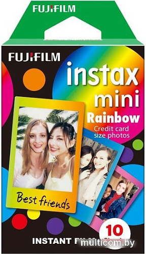 Картридж для моментальной фотографии Fujifilm Instax Mini Rainbow (10 шт.)