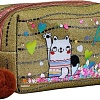 Косметичка Sima-Land Кот и сердечки. На молнии 9634963 (желтый)