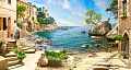 Фотообои ФабрикаФресок Фреска Солнечная гавань 685270 (500x270)
