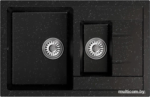 Кухонная мойка Mixline ML-GM22 552024 (черный)