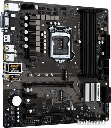 Материнская плата ASRock Z390M Pro4
