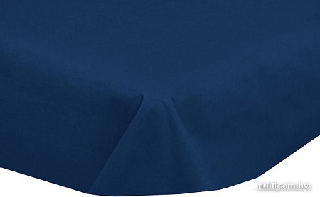 Постельное белье Миланика Индиго на резинке 200x200 (поплин г/к)