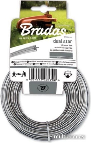 Леска для триммера Bradas Ripper Dual ZRG2415K (звезда)