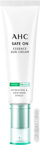 Крем солнцезащитный AHC С экстрактом Центеллы Safe On Essence Sun Cream SPF50+ PA++++ (50 мл)