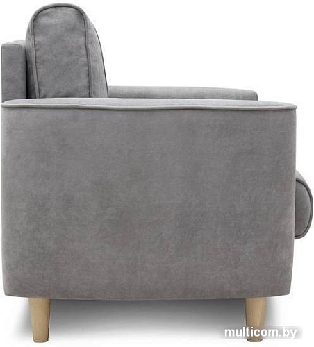 Интерьерное кресло Нижегородмебель Лора ТК 328 (ультра дав серебристый серый/бежевый)