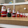 Развивающая игра Брестская Матрешка В виде Санта Клауса (набор 7 шт)