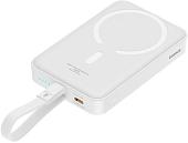 Внешний аккумулятор Baseus Magnetic Mini Wireless Fast Charge 20W 10000mAh (белый)