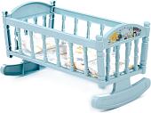 Кроватка для кукол Полесье Кроватка-качалка №4 24033 (дымчато-голубой)