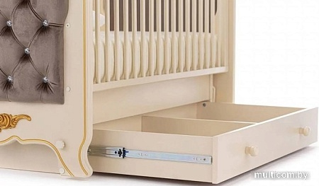Классическая детская кроватка Nuovita Fulgore Swing (слоновая кость)