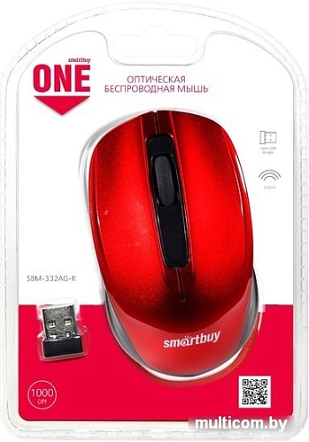 Мышь SmartBuy One SBM-332AG-R