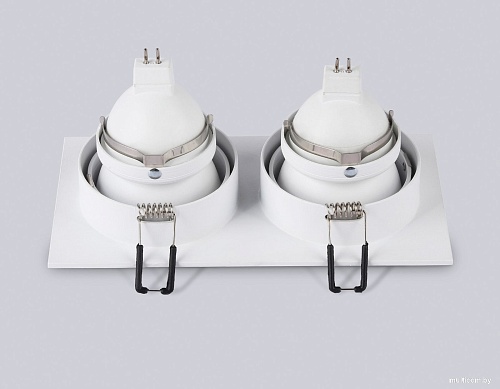 Точечный светильник Ambrella TN102830/2 WH/WH (белый/белый)