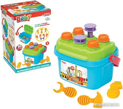 Набор развивающих игрушек Dede Логика с молоточком 03416