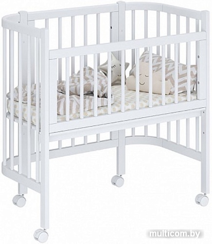 Кроватка-трансформер Polini Kids Simple 120 (белый)