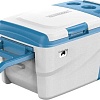 Компрессорный автохолодильник Alpicool DC30 24.8л (белый/синий, с адаптером)