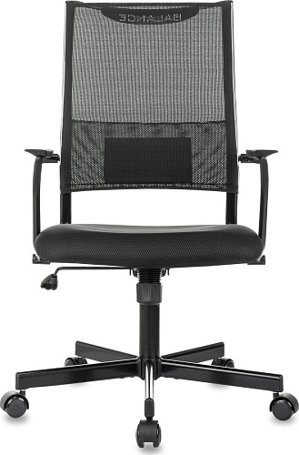 Офисное кресло Бюрократ CH Balance черный Elastic-102 TW-11 (сетка/ткань крестовина металл черный)