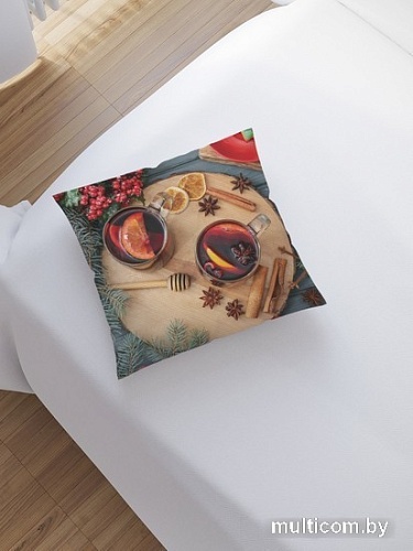 Чехол на подушку JoyArty Теплый глинтвейн sl_380842