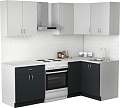 Готовая кухня S-Company Клео лайт 1.2x1.7 правая (антрацит/стальной серый)