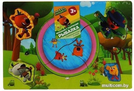 Мозаика/пазл Буратино Ми-ми-мишки вкладыш индейцы и ковбои MMM-39