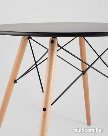Кухонный стол Stool Group DSW D80 (черный)