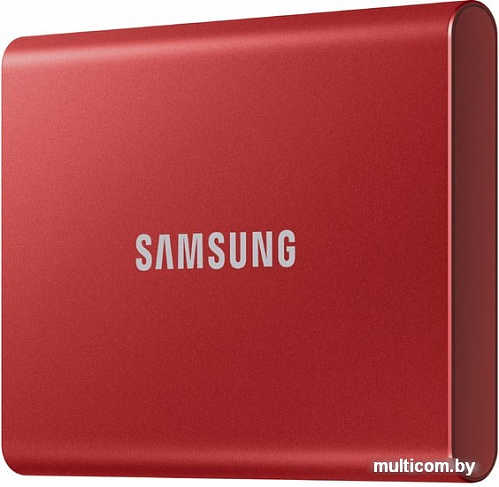 Внешний накопитель Samsung T7 500GB (красный)