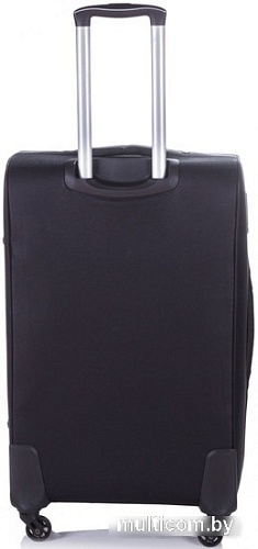 Чемодан-спиннер Solier STL1316 72 см (черный/коричневый)